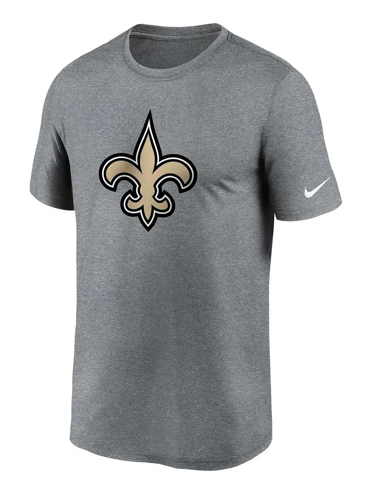 Мужская темно-серая футболка с логотипом Big and Tall New Orleans Saints Essential Legend — изображение 3 из 3, темно-серый