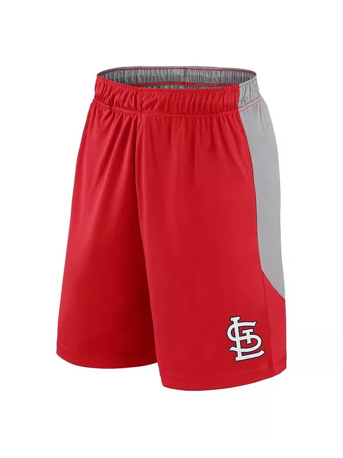 Мужские шорты St. Louis Cardinals Go Hard красного/серого цвета Fanatics — изображение 2 из 3