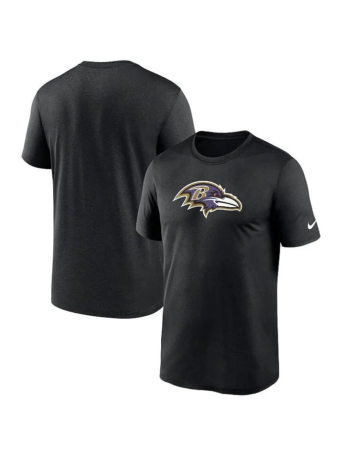 Мужская черная футболка с логотипом Baltimore Ravens Legend Performance Nike — изображение 1 из 3, черный