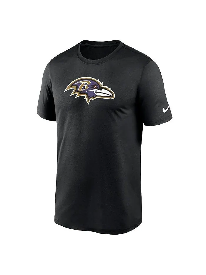 Мужская черная футболка с логотипом Baltimore Ravens Legend Performance Nike — изображение 2 из 3, черный