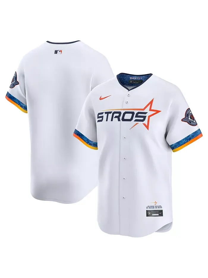 Мужская белая майка Houston Astros 2025 City Connect Limited Nike — изображение 1 из 3