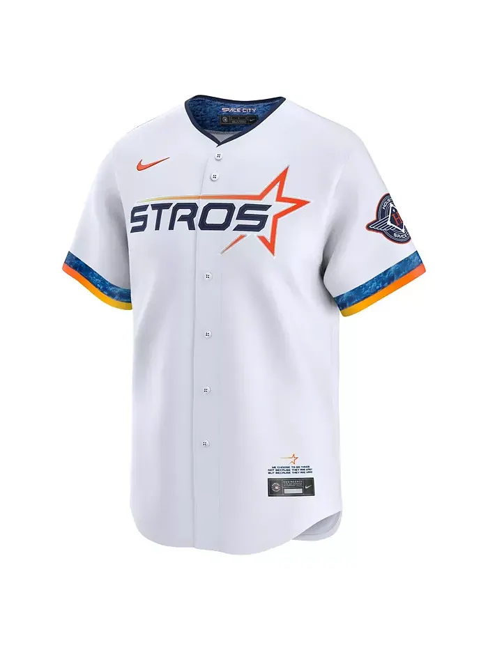 Мужская белая майка Houston Astros 2025 City Connect Limited Nike — изображение 2 из 3
