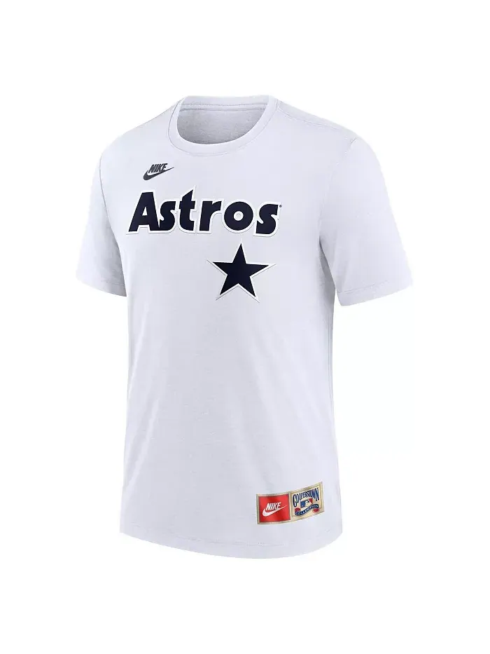 Мужская футболка Nolan Ryan White Houston Astros из коллекции Cooperstown с именем и номером — изображение 2 из 3