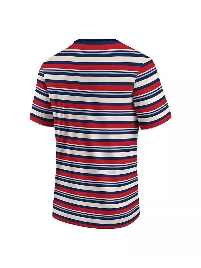 Мужская красная футболка New England Revolution Shot Clock Stripe Fanatics — изображение 3 из 3