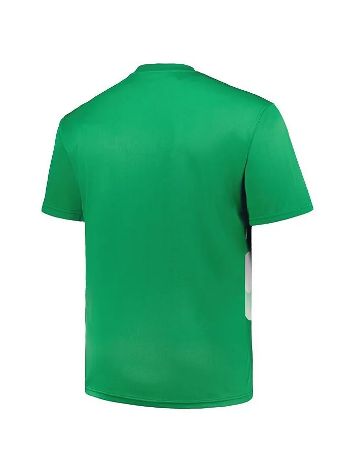 Мужская сублимированная футболка Kelly Green Boston Celtics Big and Tall Fanatics — изображение 3 из 3, зеленый