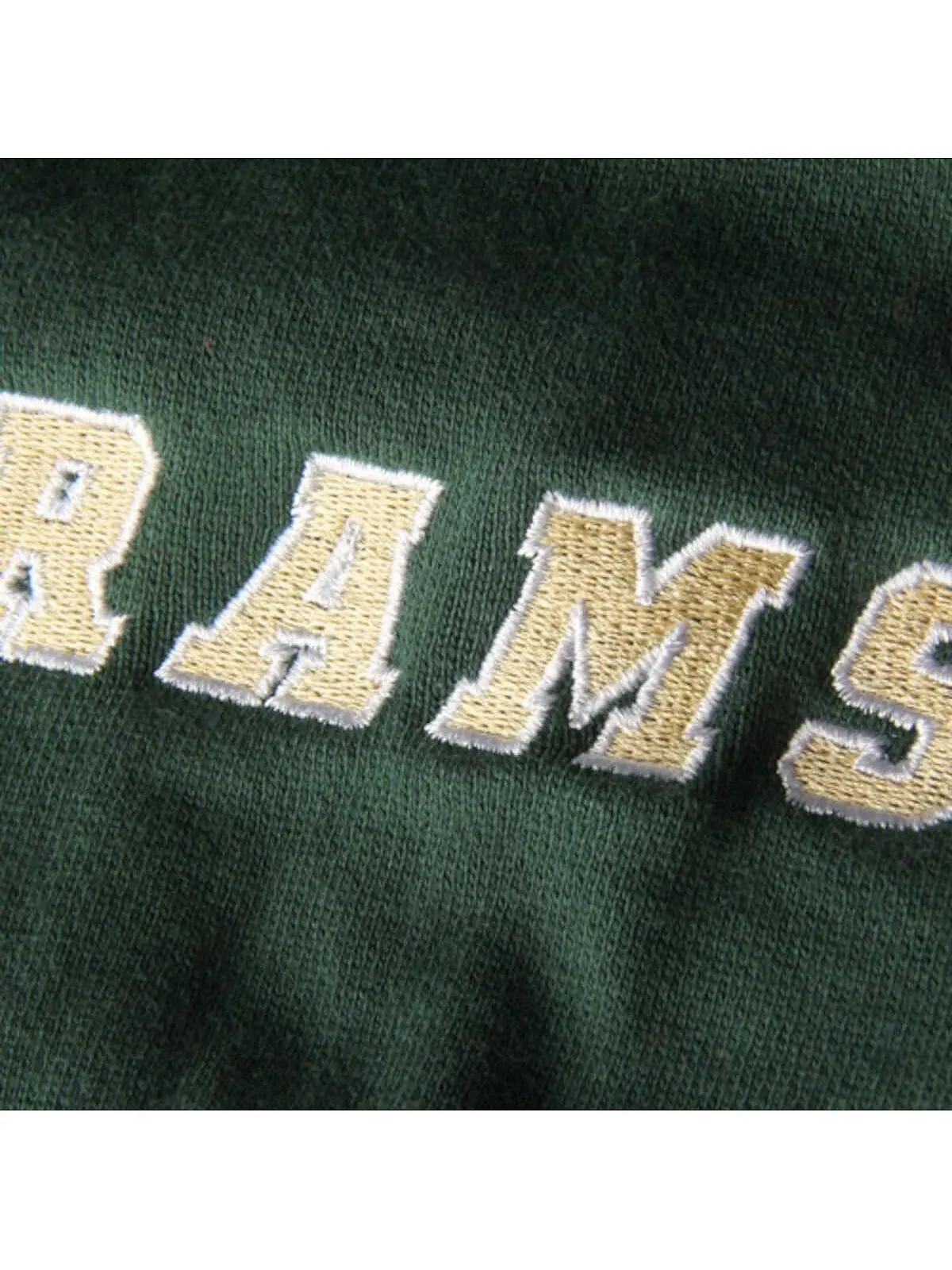 Женский зеленый пуловер с капюшоном Colorado State Rams с большим логотипом Stadium Athletic — изображение 3 из 3