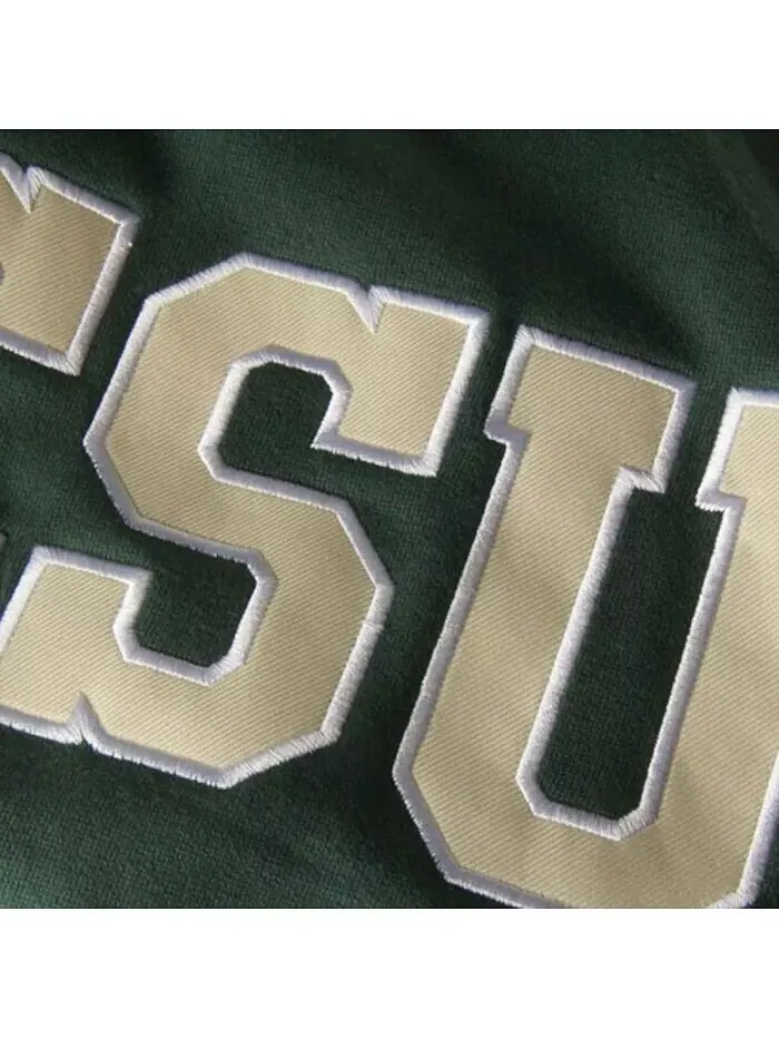 Женский зеленый пуловер с капюшоном Colorado State Rams с большим логотипом Stadium Athletic — изображение 2 из 3