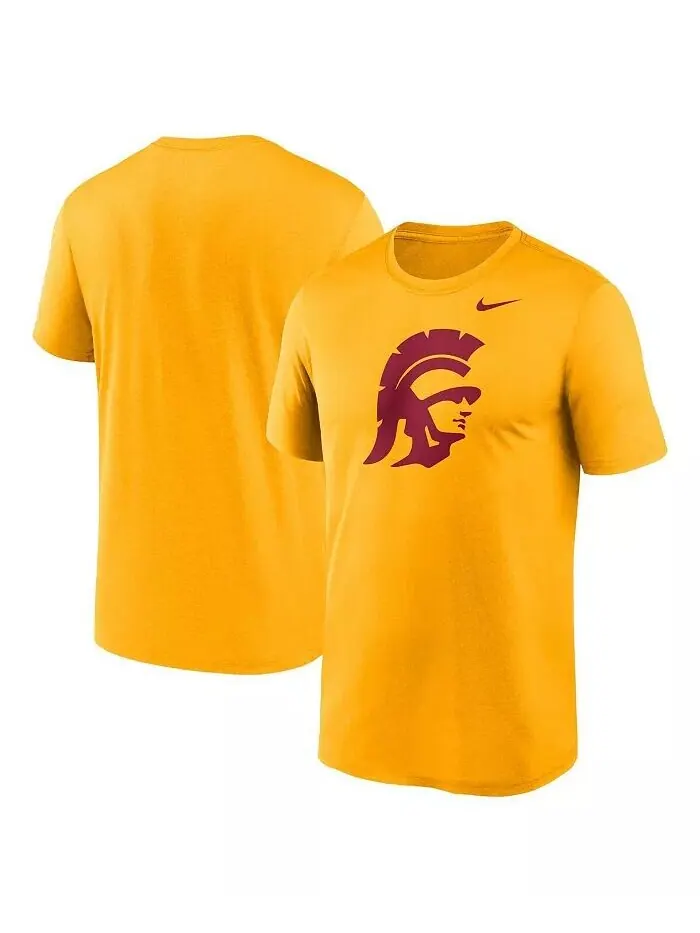 Мужская золотая футболка USC Trojans Primetime Legend с альтернативным логотипом Nike — изображение 1 из 3