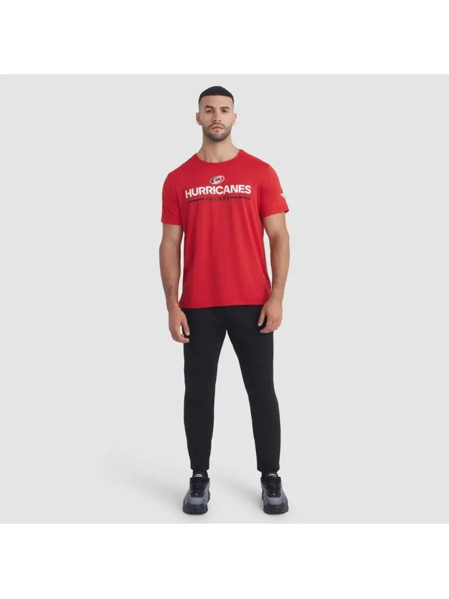 Fanatics Мужская красная футболка Carolina Hurricanes Authentic Pro Rink Tech — изображение 3 из 5, красный