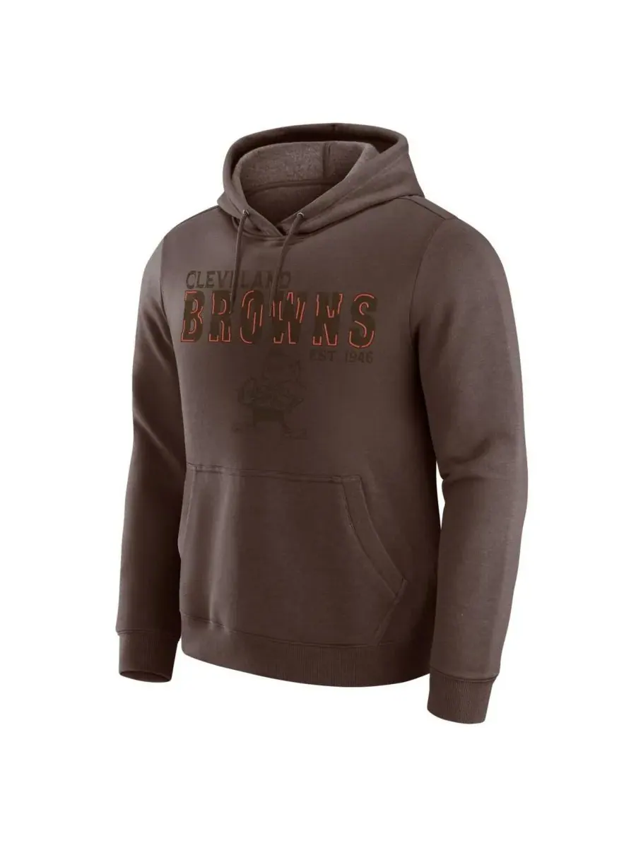 Fanatics Коллекция Darius Rucker: мужская коричневая толстовка Cleveland Browns — изображение 3 из 3, коричневый