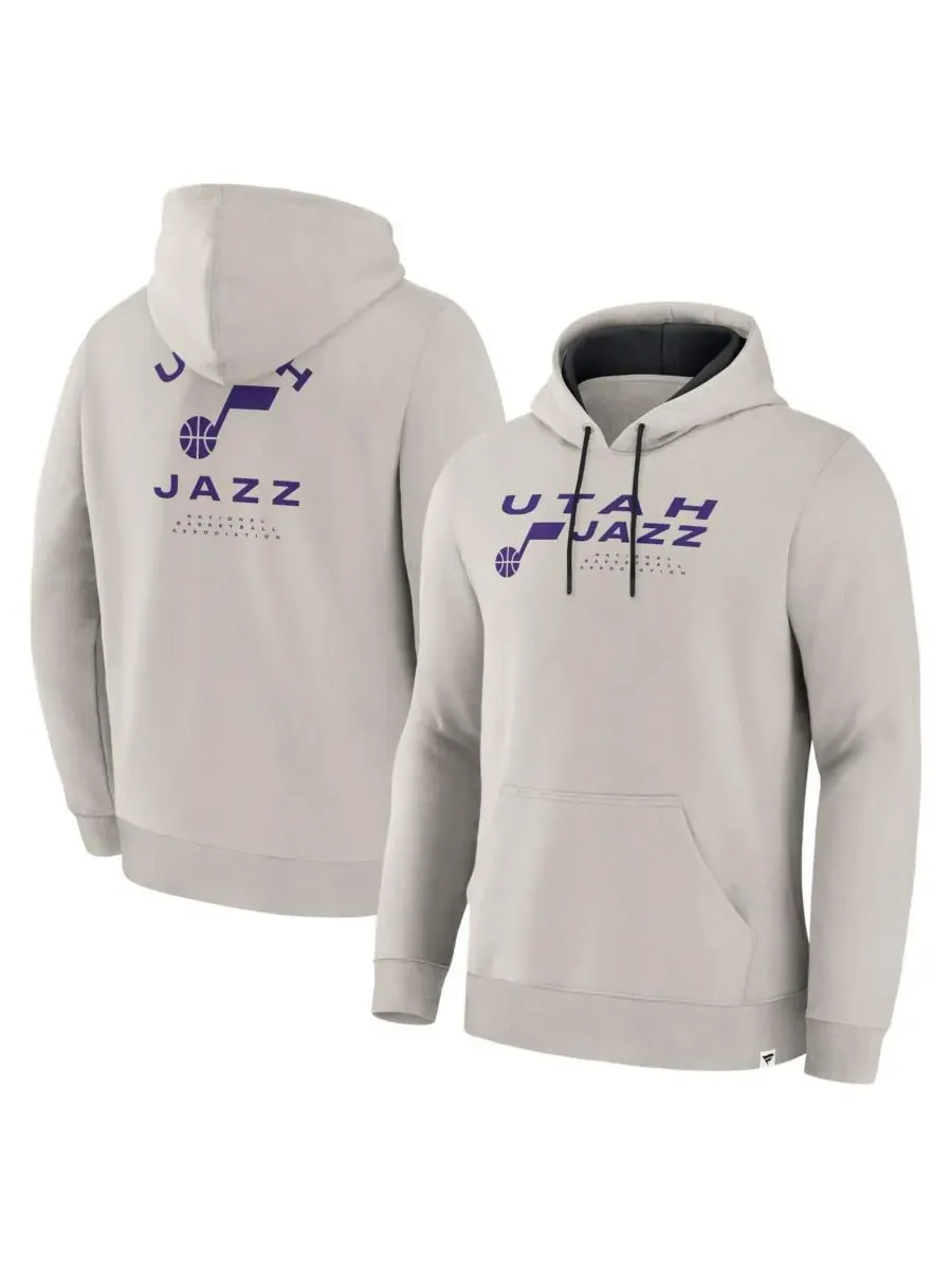 Fanatics Мужская толстовка Off White Utah Jazz Crossover Collection Blocked Shot Premium Pullover — изображение 1 из 3, белый