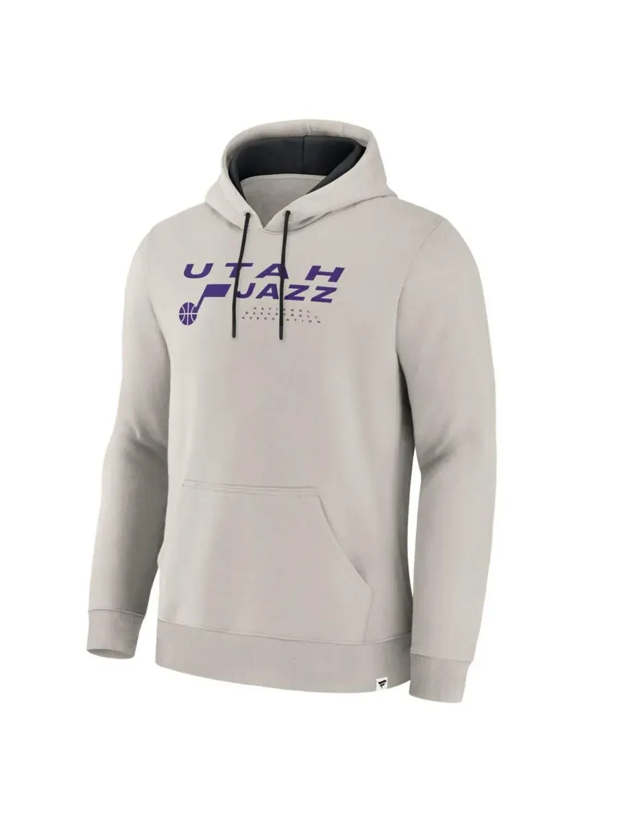Fanatics Мужская толстовка Off White Utah Jazz Crossover Collection Blocked Shot Premium Pullover — изображение 2 из 3, белый