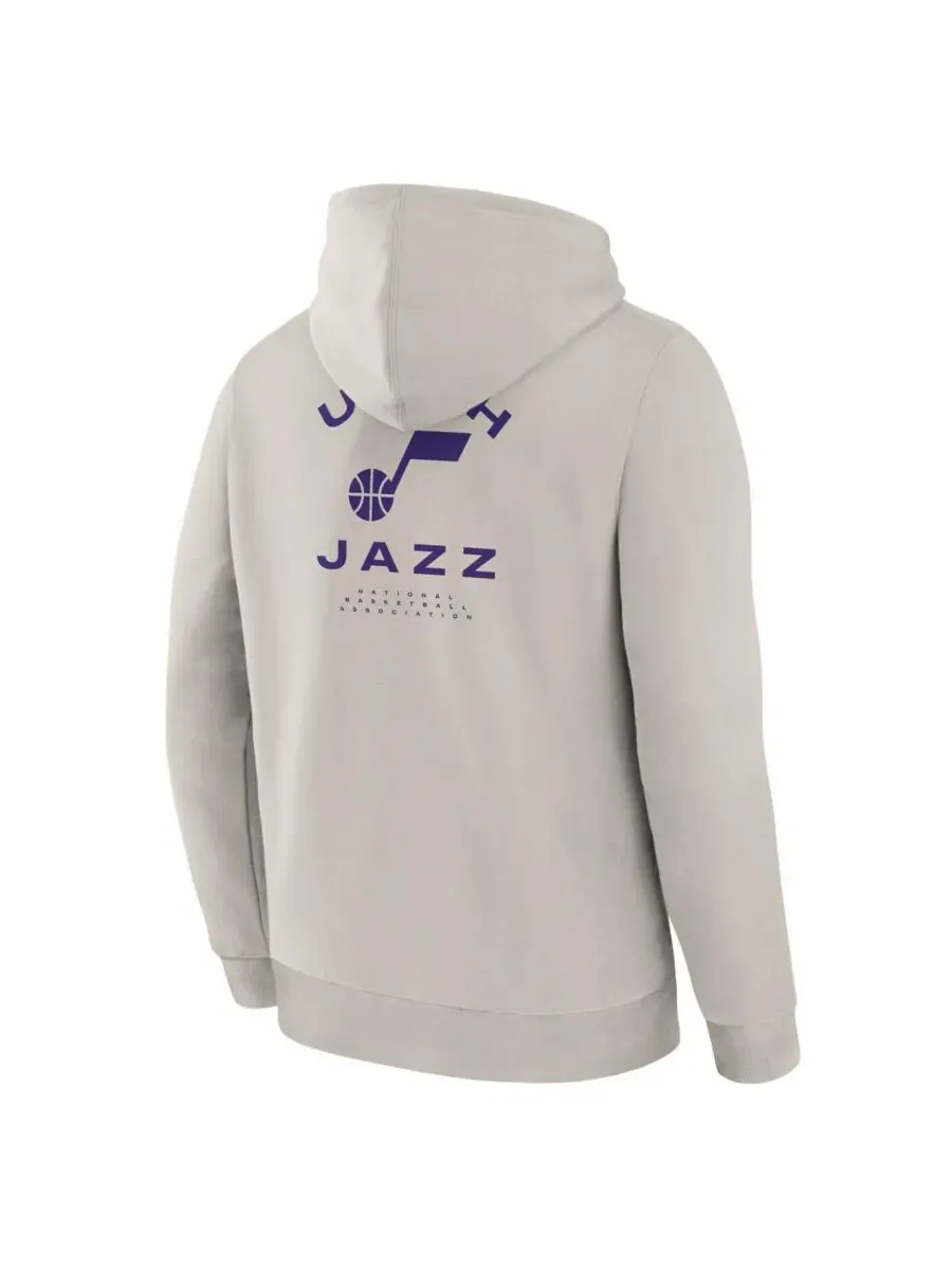 Fanatics Мужская толстовка Off White Utah Jazz Crossover Collection Blocked Shot Premium Pullover — изображение 3 из 3, белый