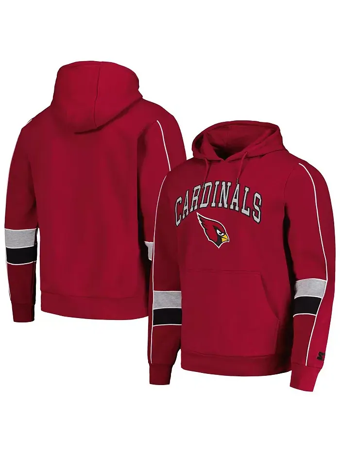 Мужская толстовка с капюшоном Captain Arizona Cardinals Starter — изображение 1 из 3