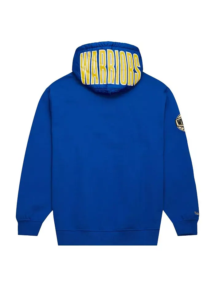 Мужская худи Royal Distressed Golden State Warriors Team OG 2.0 с винтажным логотипом Mitchell & — изображение 2 из 3