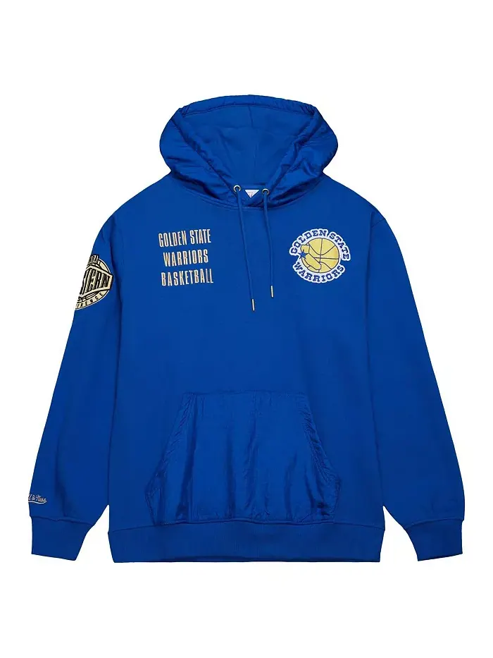 Мужская худи Royal Distressed Golden State Warriors Team OG 2.0 с винтажным логотипом Mitchell & — изображение 3 из 3
