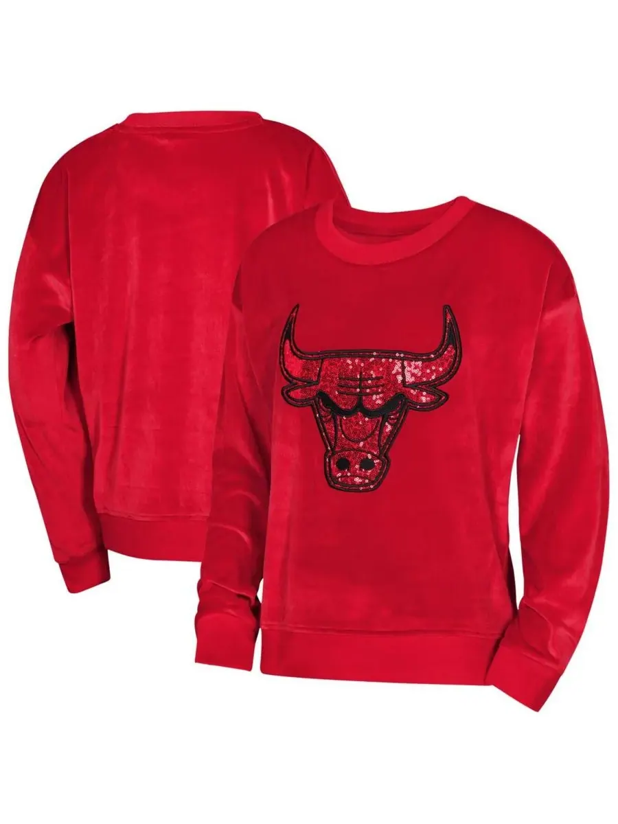 Outerstuff Толстовка Big Boys and Girls Red Chicago Bulls Step Back