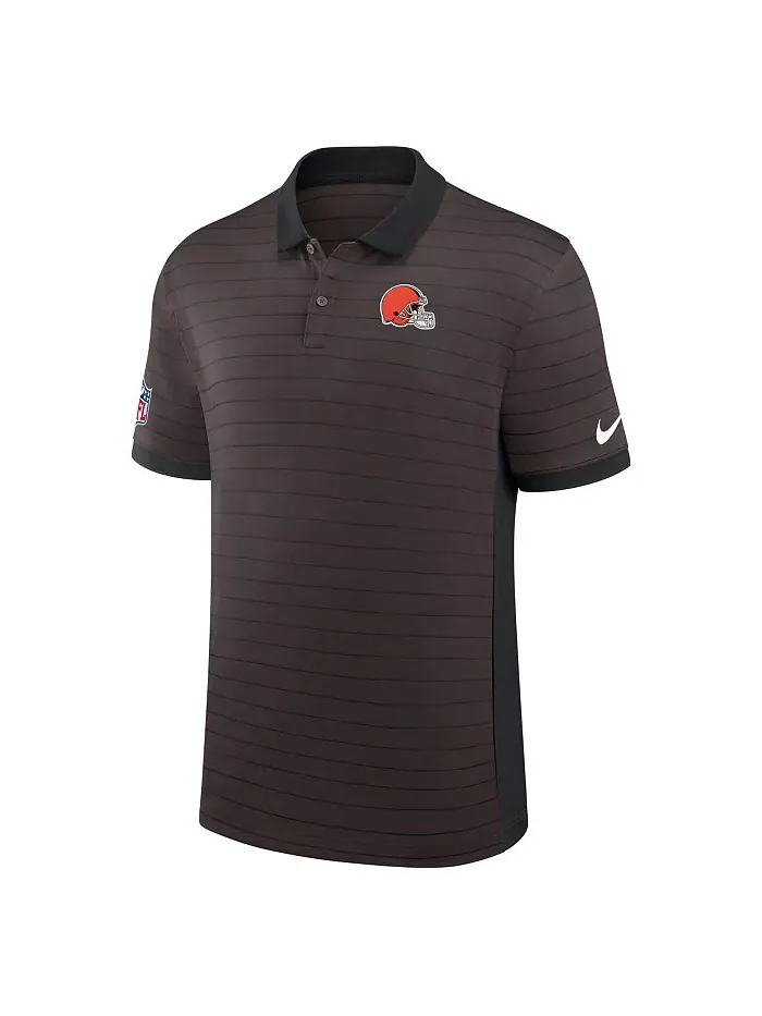 Мужская коричневая полоска с победной полосой Cleveland Browns Sideline Victory Stripe Performance — изображение 2 из 3