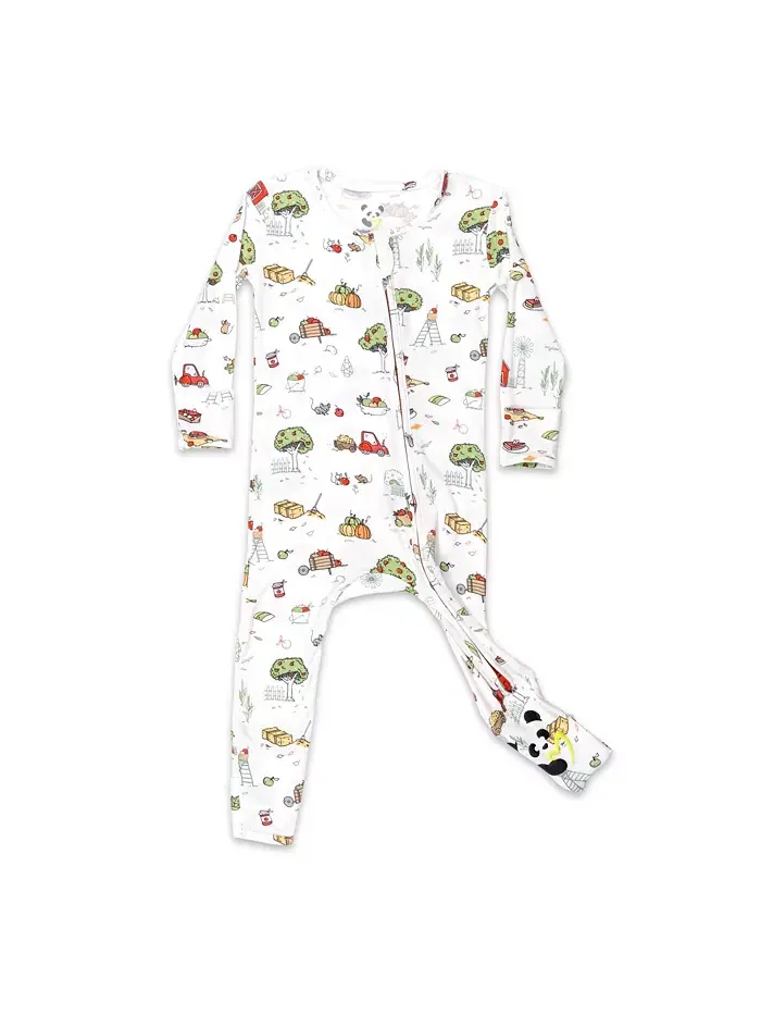 Унисекс комбинезон Baby Fall Vibes Convertible Footie Bellabu Bear — изображение 1 из 3