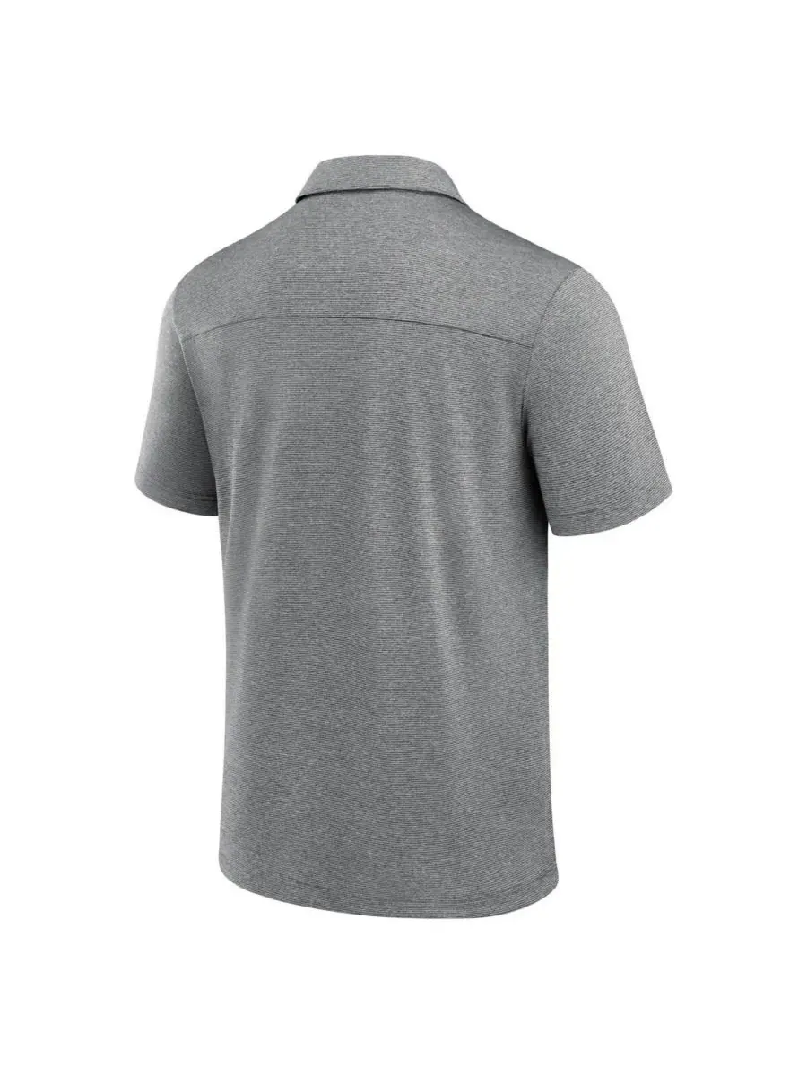 Fanatics Мужская серая футболка-поло Carolina Panthers Front Office Tech — изображение 2 из 3, серый