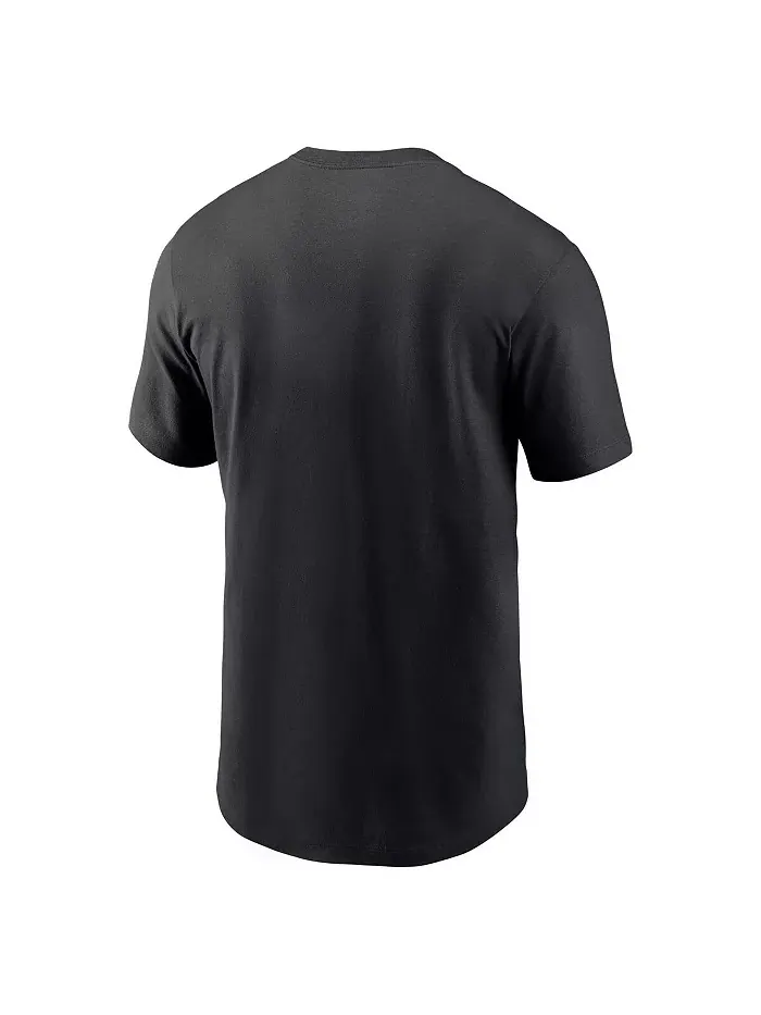 Мужская черная футболка Pittsburgh Pirates Cooperstown Collection с логотипом команды Nike — изображение 2 из 3