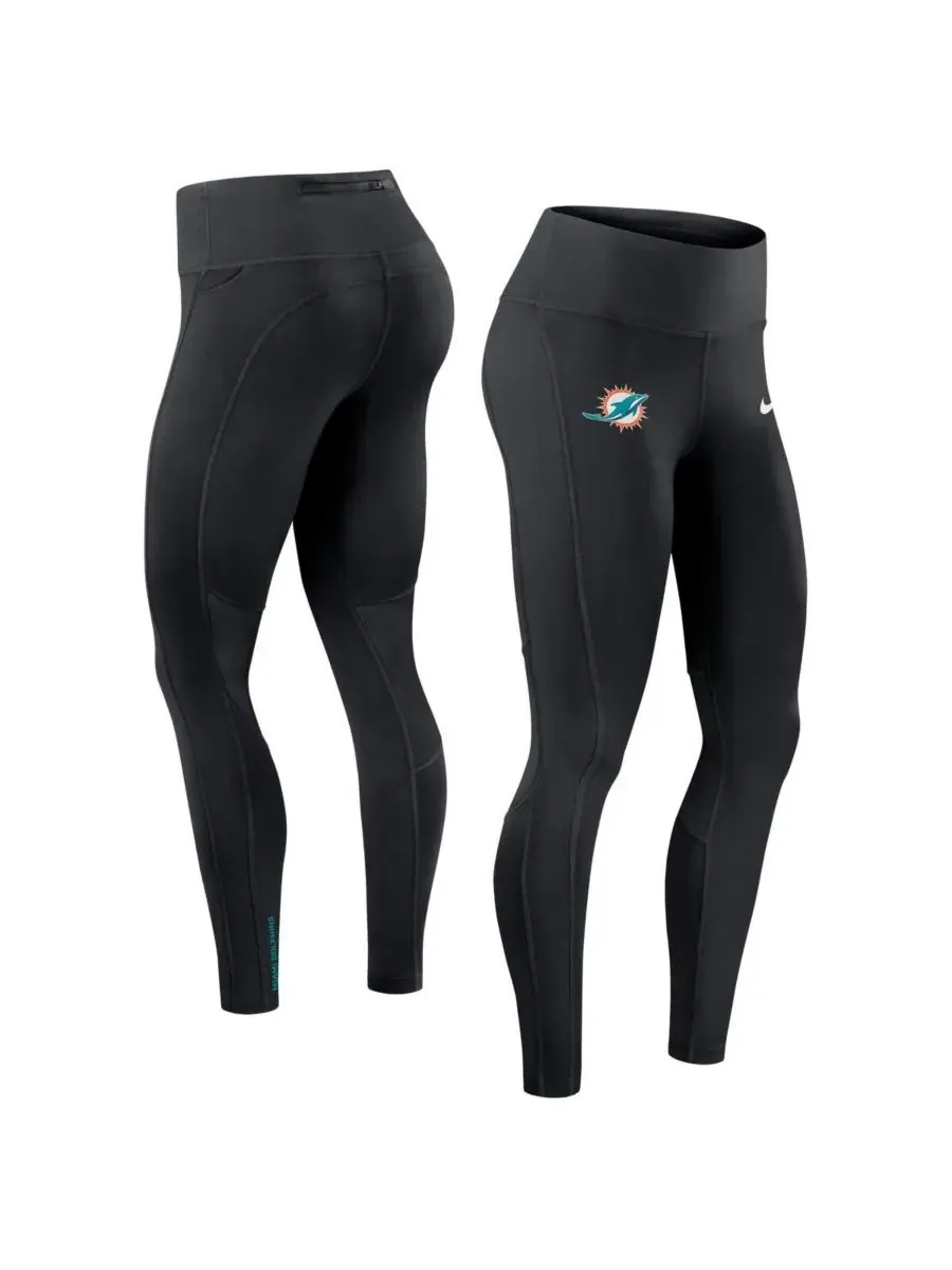 Nike Женские черные леггинсы Miami Dolphins Primetime Epic Fast Performance — изображение 1 из 3, черный