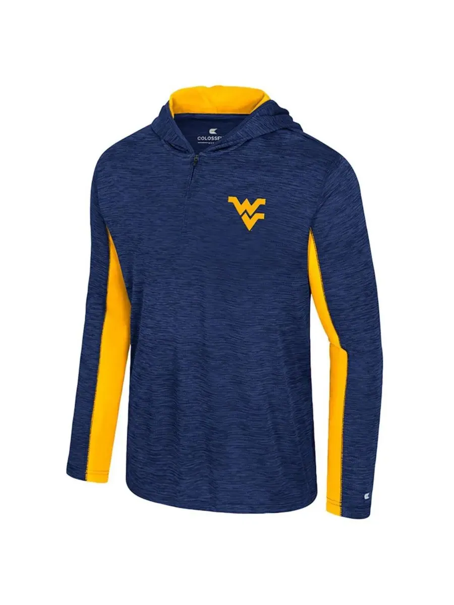 Colosseum Мужская темно-синяя толстовка на молнии West Virginia Mountaineers Always Sunny — изображение 2 из 3, темно-синий