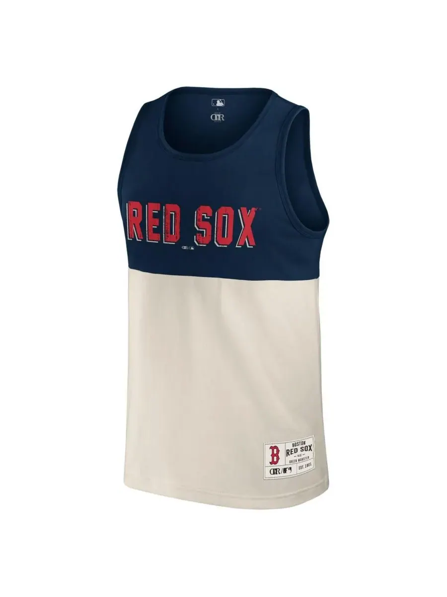 Fanatics Мужская футболка Darius Rucker Collection темно-синего цвета с цветовыми блоками Boston — изображение 3 из 3