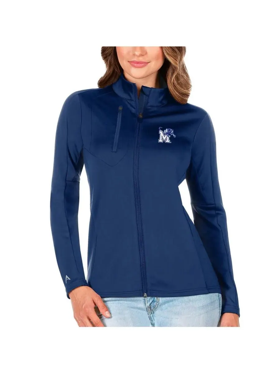Женская куртка на молнии Royal Memphis Tigers Generation Antigua — изображение 1 из 1, королевский