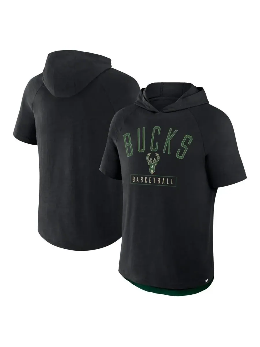 Fanatics Мужская черная толстовка-реглан Milwaukee Bucks Pass Legend — изображение 1 из 3, черный