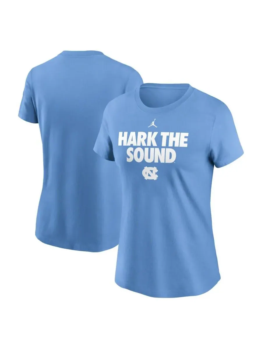 Jordan Женская футболка Carolina Blue с надписью "North Carolina Tar Heels Local Ultimate Chant"