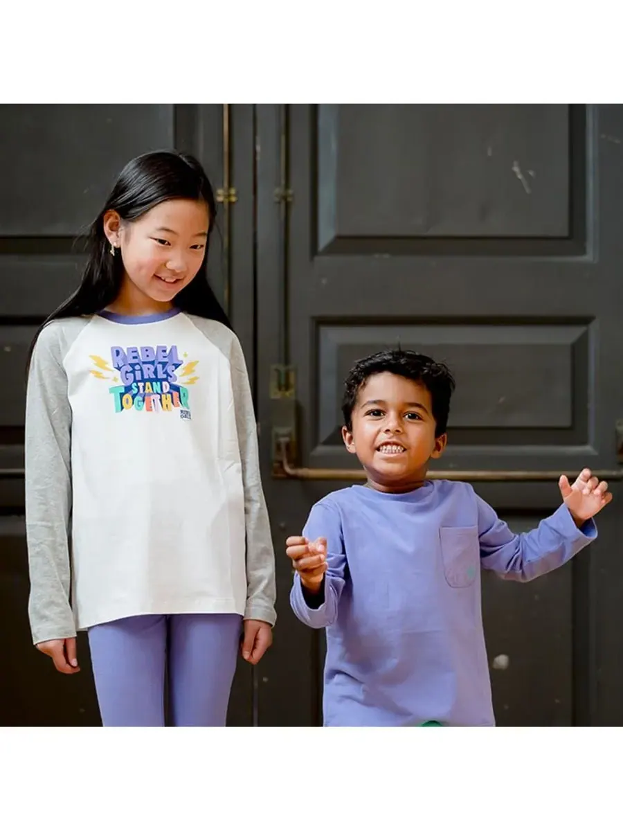 Комплект из двух футболок с длинным рукавом Toddler x Rebel Fair Trade из органического хлопка — изображение 2 из 3
