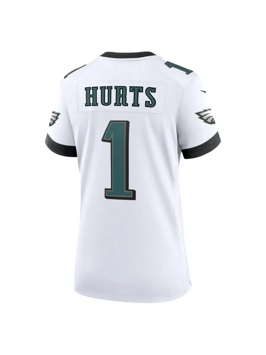 Футболка Nike, Jalen Hurts Philadelphia Eagles Game Jersey — изображение 2 из 3, белый