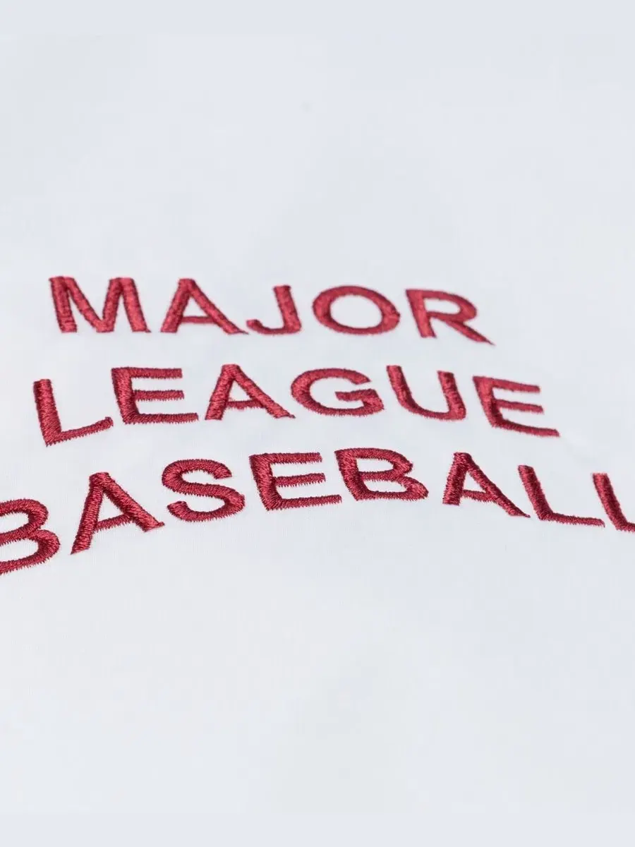 Куртка сатиновая легкая с принтом Cooperstown Collection Philadelphia Phillies Mitchell & Ness — изображение 2 из 4, белый