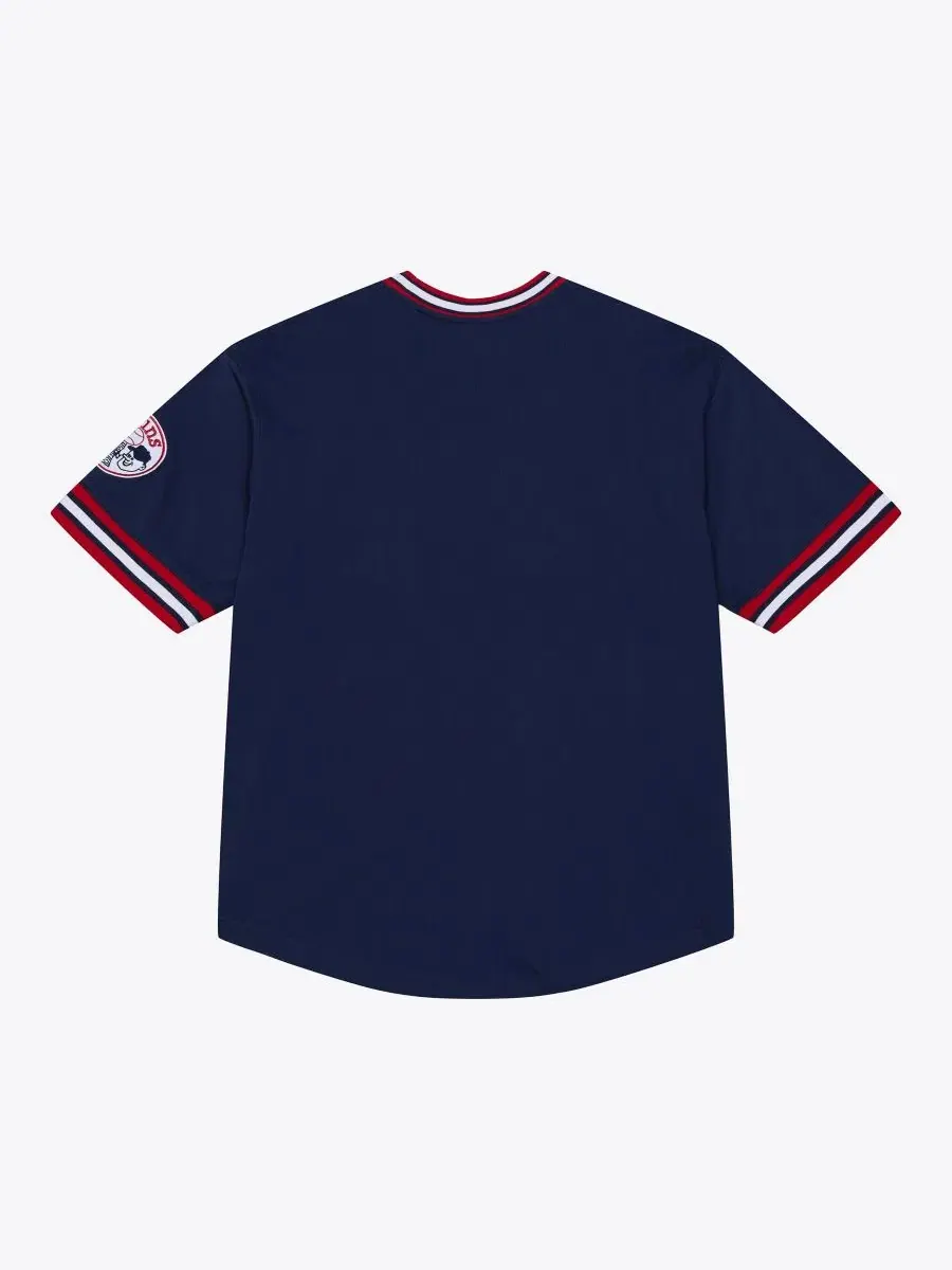 Футболка с длинным рукавом Wild Pitch Ringer Mitchell & Ness — изображение 5 из 5, темно-синий
