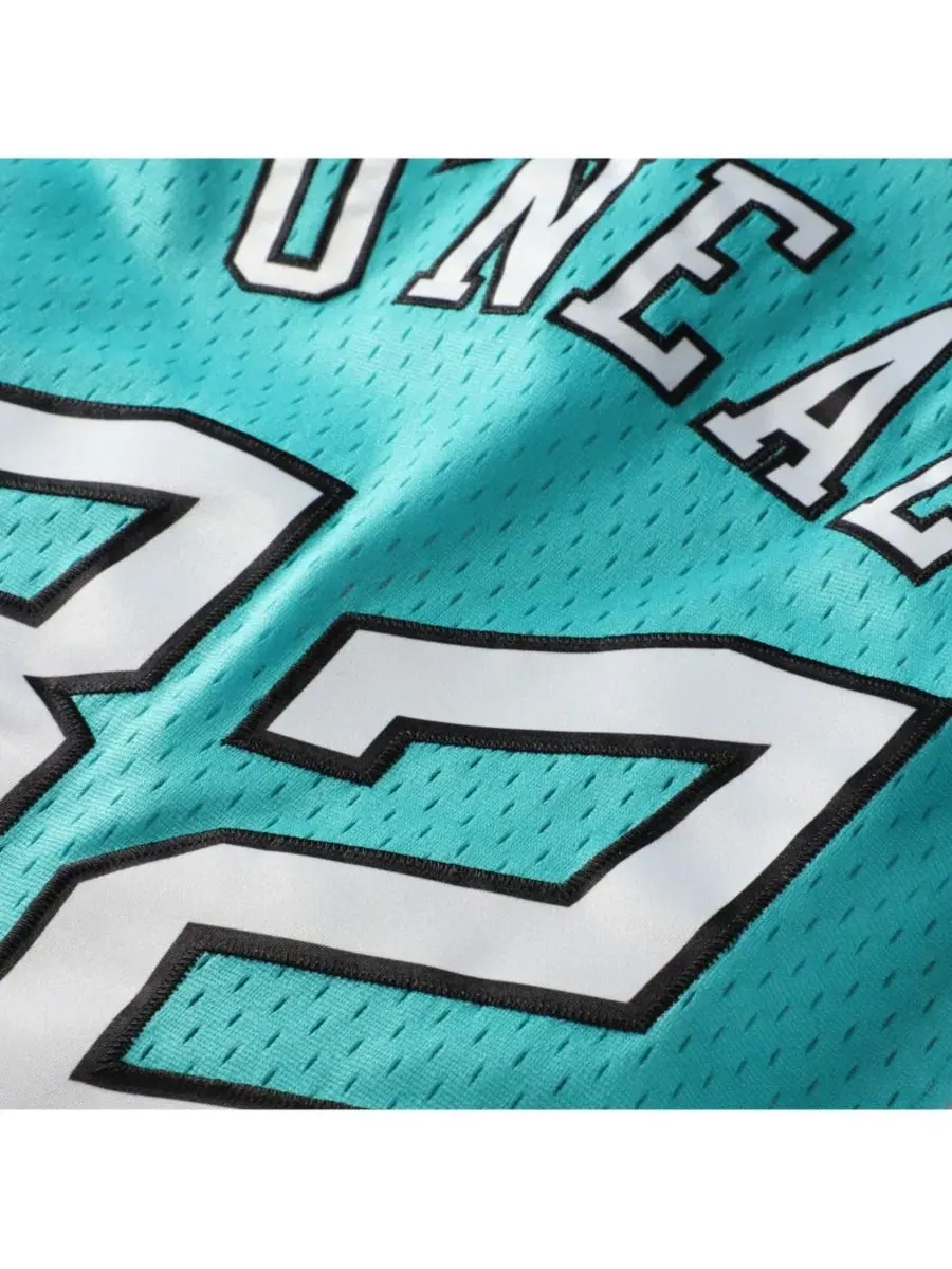Баскетбольная джерси с длинным рукавом Shaquille O'Neal Mitchell & Ness — изображение 2 из 5, бирюзовый