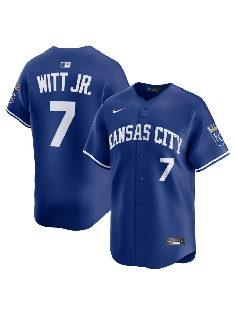 Мужская футболка Bobby Witt Jr. Royal Kansas City Royals Alternate 2 Limited Player Jersey Nike — изображение 1 из 3