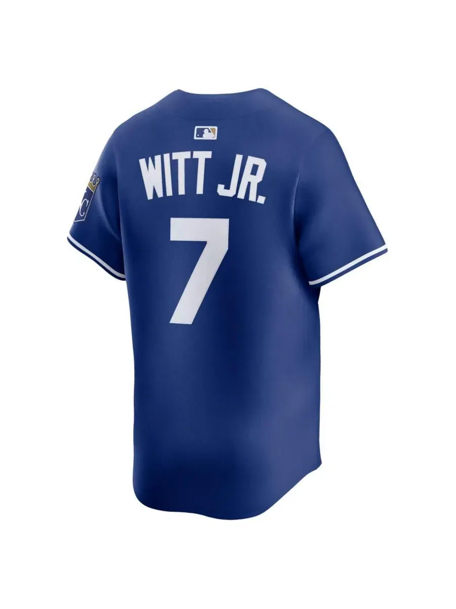 Мужская футболка Bobby Witt Jr. Royal Kansas City Royals Alternate 2 Limited Player Jersey Nike — изображение 3 из 3