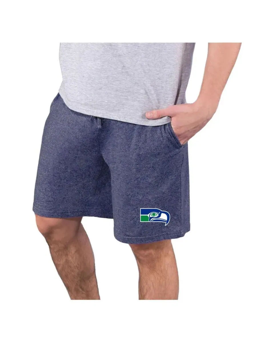 Мужские трикотажные шорты College Navy Seattle Seahawks Quest Knit Jam Shorts Concepts Sport — изображение 1 из 1
