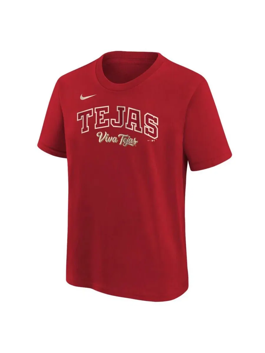 Футболка с коротким рукавом с принтом City Connect Texas Rangers 2026 Nike — изображение 3 из 3, красный