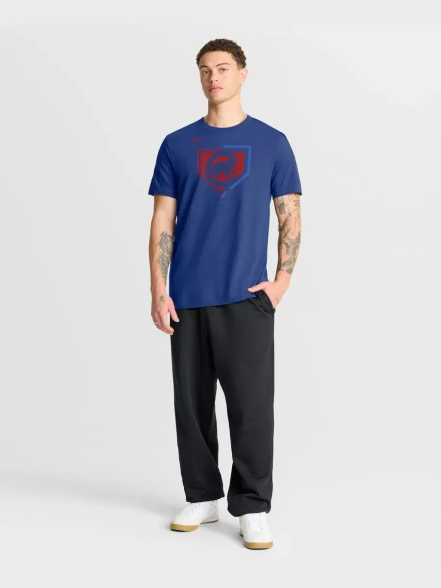 Футболка с принтом Chicago Cubs Icon Nike — изображение 3 из 4, королевский