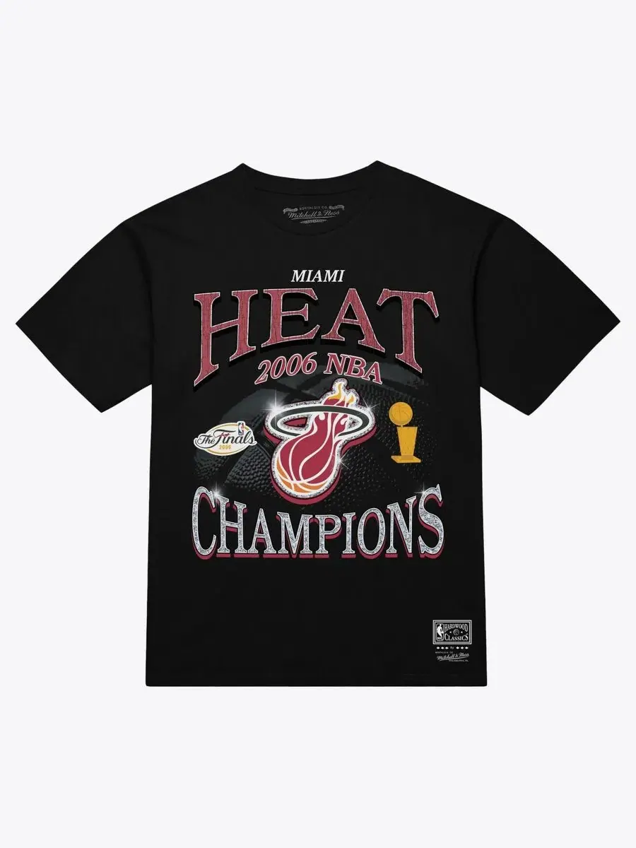 Футболка с принтом Champions Era Mitchell & Ness — изображение 1 из 2, черный