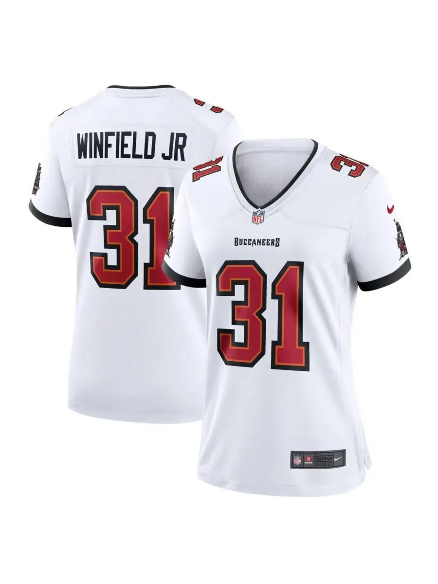 Женская игровая футболка команды Tampa Bay Buccaneers Антуана Уинфилда-младшего из олова Nike — изображение 1 из 5, белый