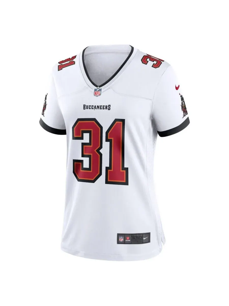 Женская игровая футболка команды Tampa Bay Buccaneers Антуана Уинфилда-младшего из олова Nike — изображение 2 из 5, белый