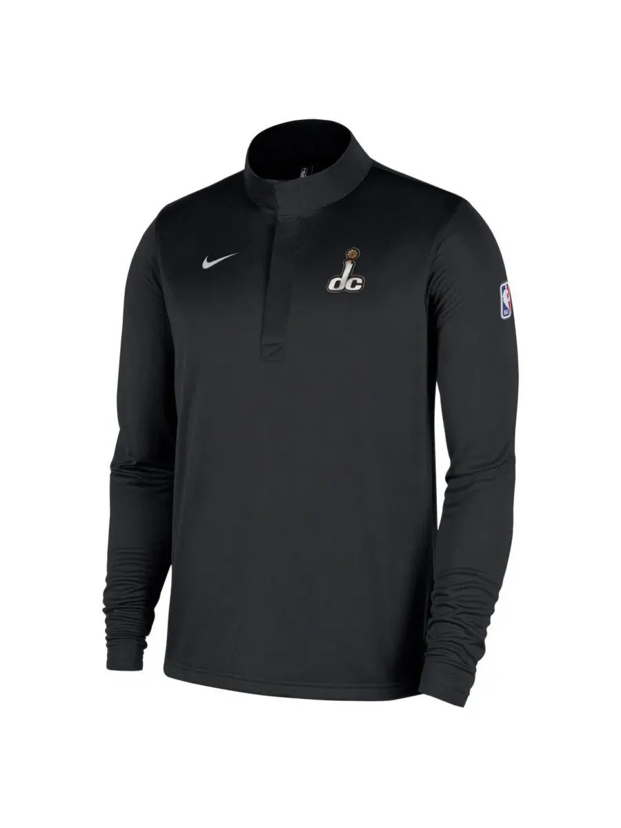 Мужская куртка Nike Washington Wizards 2025/26 City Edition Remix Authentic Coaches Dri-FIT Half-Zip — изображение 2 из 4