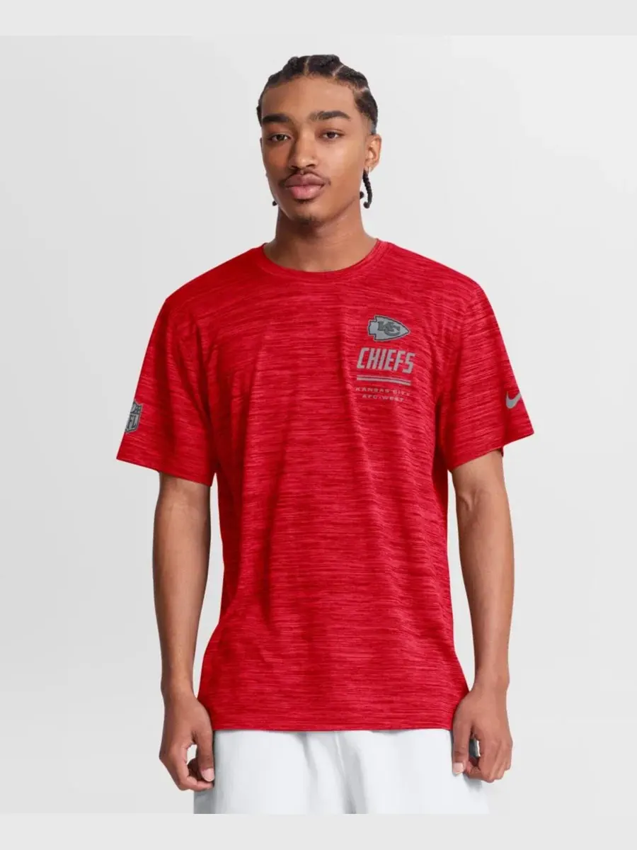 Футболка Nike Kansas City Chiefs с технологией Dri-FIT — изображение 1 из 5, красный