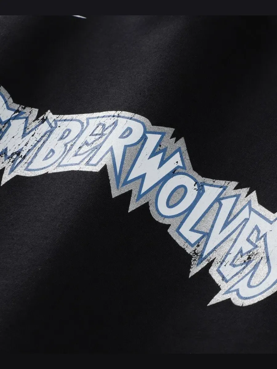 Футболка с длинным рукавом с принтом Minnesota Timberwolves Hardwood Classics Essential Logo Max90 — изображение 2 из 3