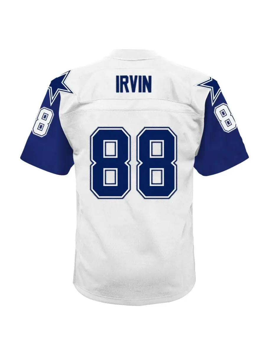Детская футболка Майкла Ирвина Уайта, альтернативная версия футболки Dallas Cowboys 1994 года, для — изображение 3 из 3