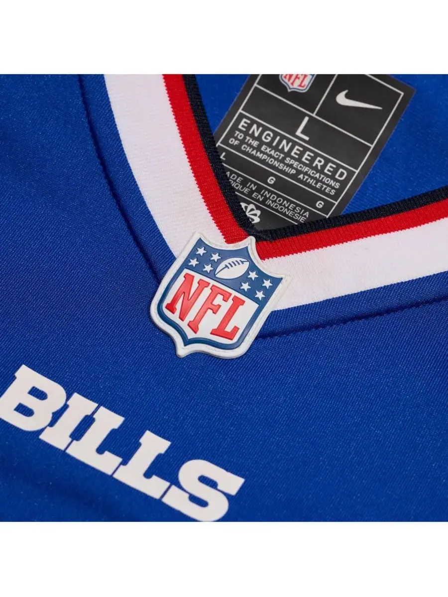 Мужская игровая футболка Maxwell Hairston Royal Buffalo Bills, выбранная в первом раунде драфта НФЛ — изображение 3 из 5