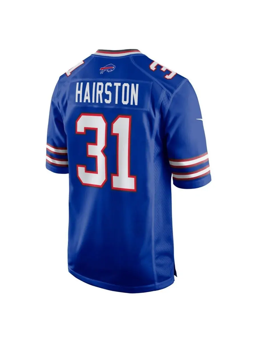 Мужская игровая футболка Maxwell Hairston Royal Buffalo Bills, выбранная в первом раунде драфта НФЛ — изображение 4 из 5